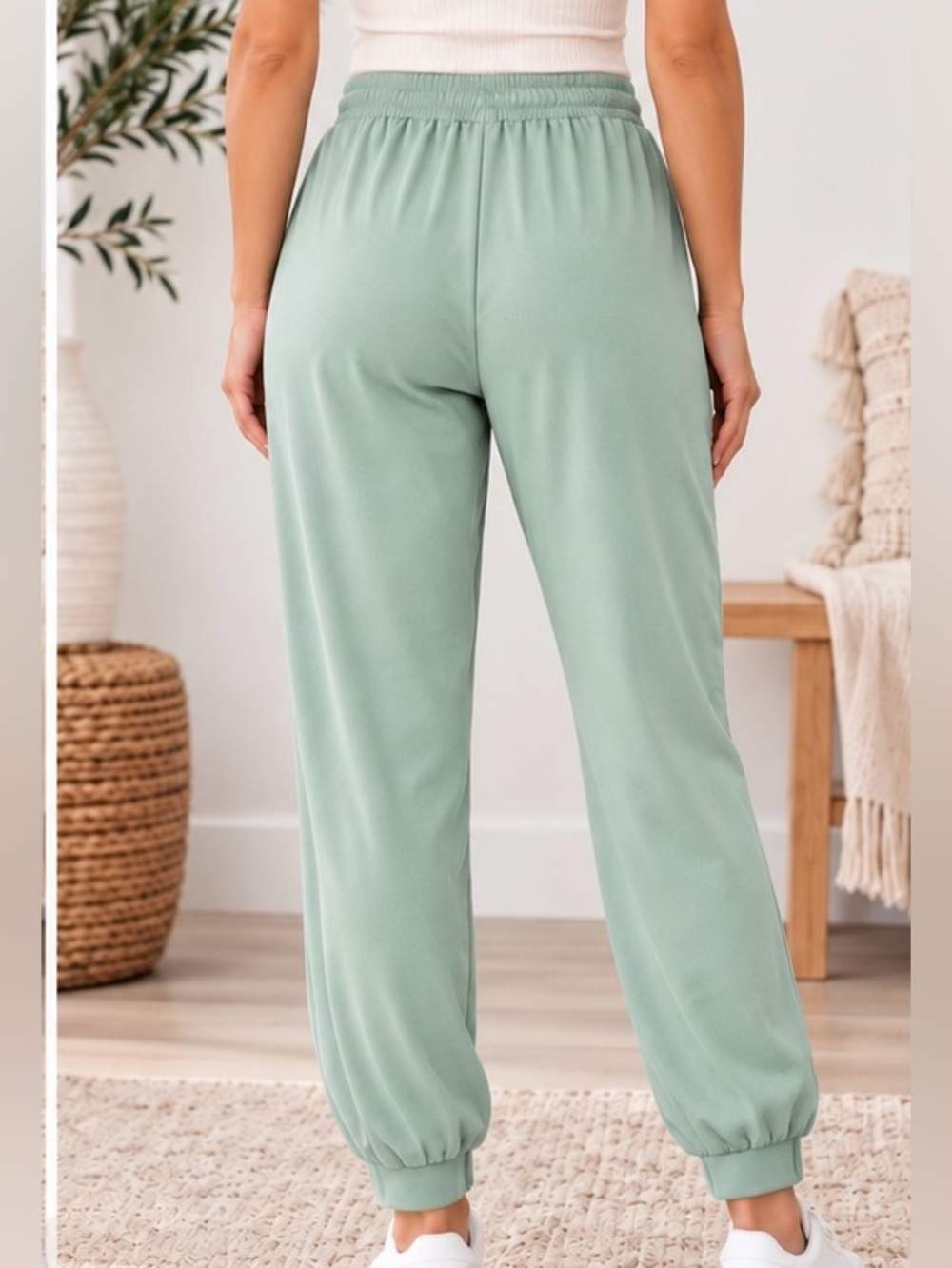 Women's Sage Drawstring Jogger Pants - Relaxed Fit - Picture 2 of 3